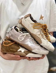Golden Goose True-Star 25周年限定 復古做舊牛皮薄底休閒鞋（小髒鞋）