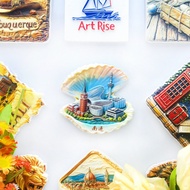 Nantong Shell Clock Tower TV Tower Theater Refrigerator Stickers Three-Dimensional Magnetic Stickers