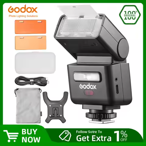 Godox iT32 iFlash Camera Flash TTL HSS Rotating Head on Camera Flash Light X5 C/S/N/F/O Wireless TTL