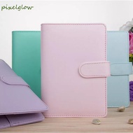 PIXELGLOW Binder Cover A6/A5|Color School Supplies Journal Ring Binder DIY Notepad Cover