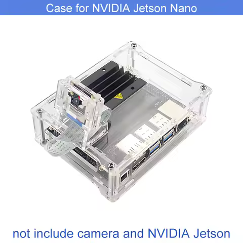NVIDIA Jetson Nano Acrylic Camera Holder + Clear Case Support Installation Acrylic Case for 8MP 77De