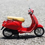 Vespa Primavera 150 紅色電單車【 比例 1：12】