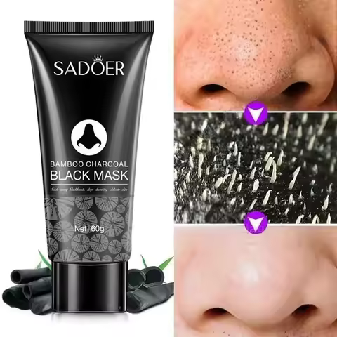 Blackhead Remover Mask Bamboo Charcoal Shrink Pores Acne Black Head Removal Cream Nose Cleansing Bla