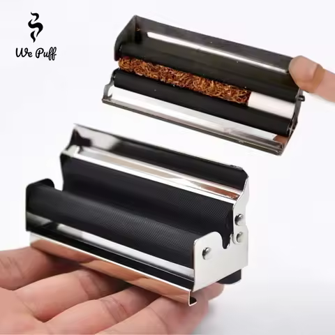 WE PUFF Portable Mini Metal Manual Rolling Machine 70/78/110 MM Paper Tobacco Hand Roller Cigarette 