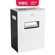 Deli Automatic Paper Shredder Machine Cutter 12 Sheets Office Supplies (23L) White E9903