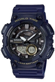 AEQ-110 Watch, Casio Collection, Navy, 1個, Newest Model