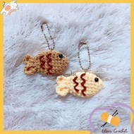 GANTUNGAN Taiyaki key chain / Bungeoppang key chain / Taiyaki keychain crochet / Bungeoppang keychai