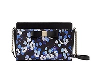 Kate Spade New York Montford Park Floral Angelica Leather Crossbody - Navy