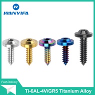 Wanyifa Titanium Bolt M4x15 20mm M5x15 17 20 25mm M6X15mm Self Tapping Torx Head Screw Grade 5 for Fixed Fasteners 1pcs