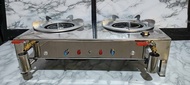 Kalan De Langis Used Oil/ Kalan De Mantika/Stainless Kalan De Langis Double Burner/Kalan De Mantika 