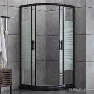 Simple Arc Fan-Shaped Shower Room Overall Bathroom Shower Room Tempered Glass Bath Screen Dry Wet Se