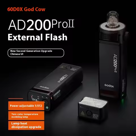 Godox ad200Pro ii ad200 Pro ii TTL 2.4G Wireless Camera Pocket Flash Light Compatible with X3 for Ni