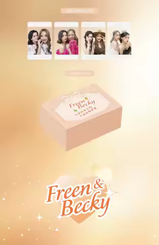 The Pink Theory New Official Freenbecky Transportation Card "520 Limited Commemorative Gift Box" Wit