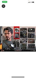 現貨 Hottoys MMS582B lronman - 1/6 Tony Stark (Mech Test Version) (Deluxe Version ) with bonus part特別版