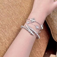 NFBZ Rose Gold Snake Bone Bracelet Bracelet Female Atmospheric Bracelet Snake Head Bracelet Super Fl
