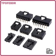 TPOFEBDR 5Sets Pin Header Housing, Single Row Straight Pin Dupont Connector Kit,  Good Conductivity 