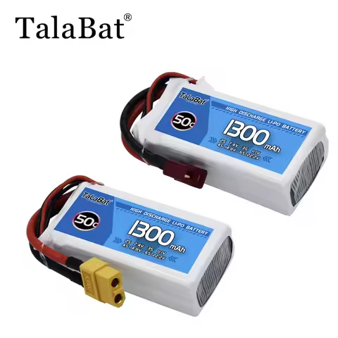 NEW 11.1V 1300mAh 50C LiPo Battery For RC Quadcopter Helicopter FPV Racing Drone Spare Parts 3s Rech