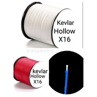 Kevlar hollow x16 assist line metal jig 100 meters long braided line x16