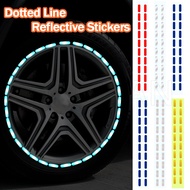 Laser Dashed Lines Stickers / for Scooter Motorcycle Bike / Self-adhesive Sewing Stitch Car Body Decal / Waterproof PET Reflective Stripe Stickers / Night Riding Warning Sticker