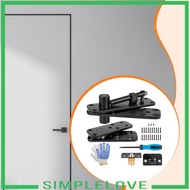 [Simple] Hidden Door Hinge, 360 Swing, 570 lbs Load Bearing, Pivot Hinge, Door Hinge Kit, for Secret