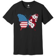 Usa Butterfly Shirt, 4Th Of July Shirt, Gift For 4Th Of July, Patriotic Butterfl