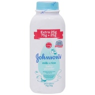 Johnson's Baby powder Milk+rice 100gram Johnson's Baby powder 100g