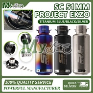 Universal R15 R25 MT15 MT09 Motorcycle SC Project Pipe Ezkos Exhaust Silencer Muffler Motor Tabung M