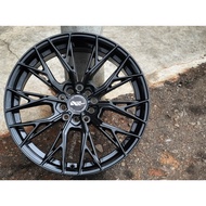 New Car Sport Rim Flow Forming 361 Mobilife Wheels 17x7.5J 10x100/114.3 ET38 Black - READY STOCK
