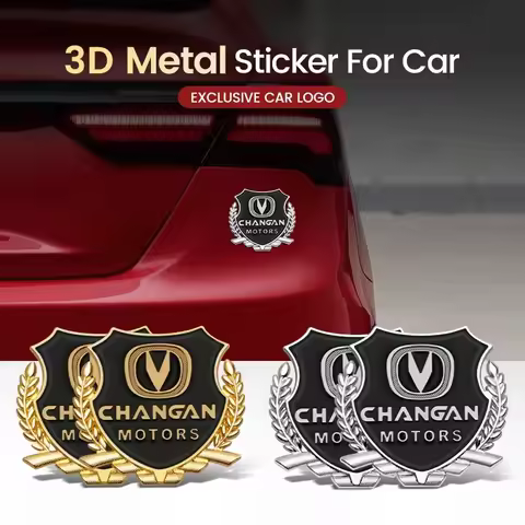 2PCS 3D Metal For Changan cx70 cs15 cs35 plus cs55 cs35 hunter alsvin Car Badge Wheat Ears Sticker D
