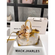QC SUPER VIP BAG - MARK JHARLES HANDBAG LARGE SIZE 23 cm LUXURY YELLOW