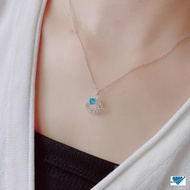 Dây chuyền nữ chất liệu bằng bạc ta mặt trăng MS72