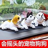 Creative Shaking Head Dog Swing In-Car Puppy Accessories High-End Car Accessories Doll Cute Plush Do