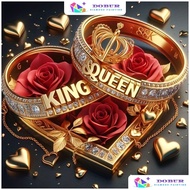 DOBUR | One 5D DIY Diamond Painting Featuring A Crown and Ring, A Symbol of Power and Power for The 