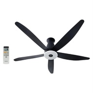 PANASONIC - Quạt trần 5 cánh có remote - F-60XDN màu đen / F60XDN