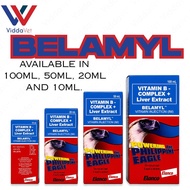 BELAMYL B Complex Liver Extract 10mL 20mL 50mL 100mL Animal Vitamin Support Supplement