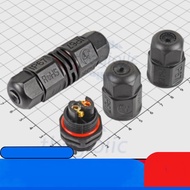 L20-2P Waterproof Wire Connector 2 Pins 2 Straight Heads General Warehouse Components 86 Components 