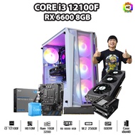 Bonmecom2 คอมประกอบ / CPU i3 12100F / RX 6600 8GB GDDR6 / Case เลือกแบบได้ครับ