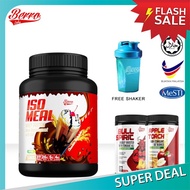 [ Local Ready Stocks + Halal Certified ] Berro Labs Iso Meal Replacement Whey Protein with Oat (2.5l