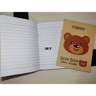 a6 fancy note book per book