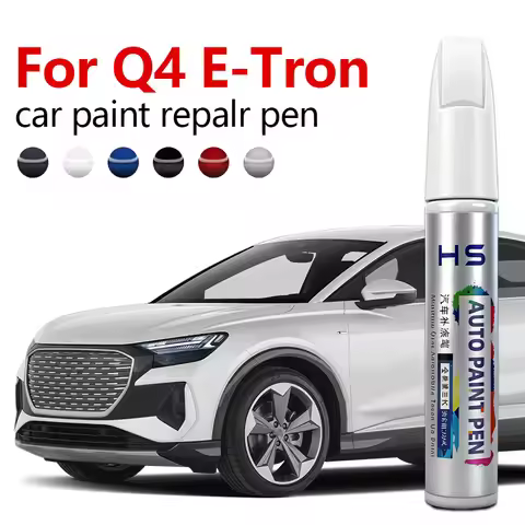 For 2021-2025 AUDI Q4 E-Tron Car Paint Repair Pen Paint Scratch Repair Accessories Silver LZ7G White