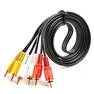 3in3 RCA Cable 3in3 Audio Cable/ 3 RCA Cable/ 3X3 RCA Cable/ RCA to RCA Cable/ AV VIDEO AUDIO VIDEO 