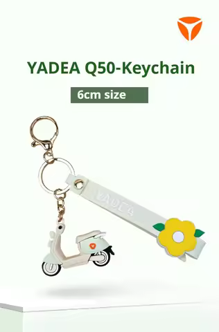 YADEA Q50 Miniature Scooter Keychain - Cute Collectible Model Accessory for Scooter Fans, Gift for K