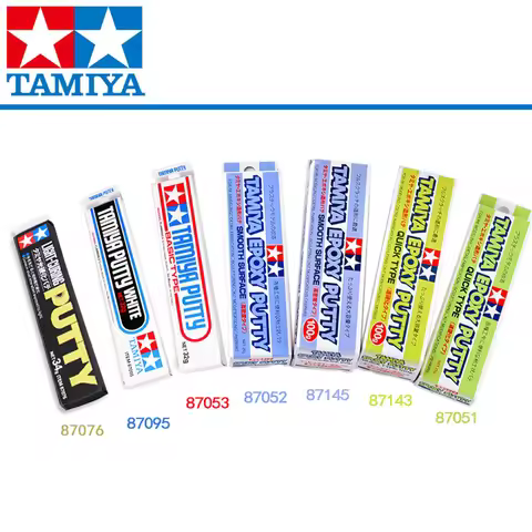 Tamiya Epoxy Putty Toothpaste/AB Putty Quick Drying High Density 87051 87052 87053 87076 87095 87143