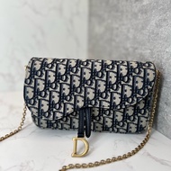 💗香緹國際精品💗 778 Dior Saddle WOC #鏈帶包#手拿包