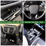 Gear Shift Box / Window Lift Button / Steering Wheel Cover Trim Fit For LEXUS NX 260 350h NX260 NX35