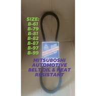 MITSUBOSHI FAN BELT NO. B-61,B-79,B-81,B-82,B-87,B-97,B-99