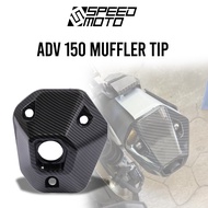 HONDA ADV 150 MUFFLER TIP CARBON COVER - SPEEDMOTO