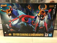 （經典絕版 超合金魂系列）100%全新 未開封 罕有懷舊絕版 Bandai（DX）超合金魂 GX-100 宇宙飛龍 Gaiking & Daikumaryu 魔龍金剛 超巨大機械人本體 加 海陸空收納