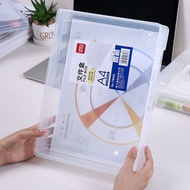 Personal file box A4 transparent file box plastic sorting file box transparent file box