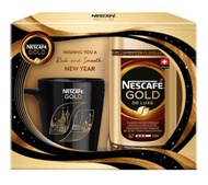 Nescafe Gold Deluxe (Gift Set + Mug) เนสกาแฟ โกลด์ เดอลุกซ์ กาแฟนำเข้าจากสวิส กิ๊ฟเซ็ท 200g. + แก้วมัค